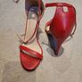 Ladies red high heels size 37 Image 2