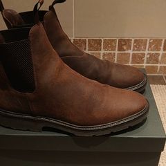 Loake Tintagel Chelsea Boot Size UK 10.5 Rough Out Leather