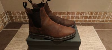 Loake Tintagel Chelsea Boot Size UK 10.5 Rough Out Leather