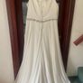 Victoria Jane by Ronald Joyce Imogene Wedding Dress Style 18316 Ivory Silver Altered UK Size 30 Image 3