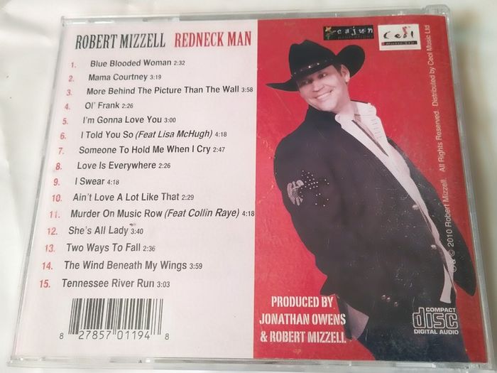 Robert Mizzell - Redneck Man Cd