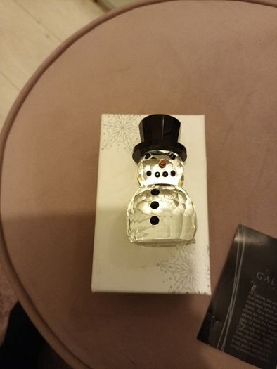 Galway crystal christmas snowman