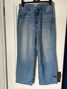 river island wide leg jeans