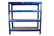 Long Span Racking Blue Starter Unit - 600kg per Shelf for Garages / Sheds, Residential, Commercial, and Office - 2000h x 2000w x 600d