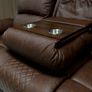 Roman Leather Manual Recliner Sofa Set Image 6