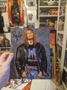 Raven Autograph - Wwe Wcw Ecw Tna