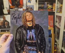 Raven Autograph - Wwe Wcw Ecw Tna