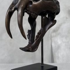 Sabre-Tooth Tiger (20cm) - Bronze, Signed