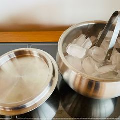 Ice Holder with Tongs