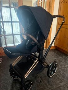 Cybex priam pushchair gold and black 300 kerry