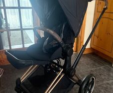 Cybex priam pushchair gold and black 300 kerry