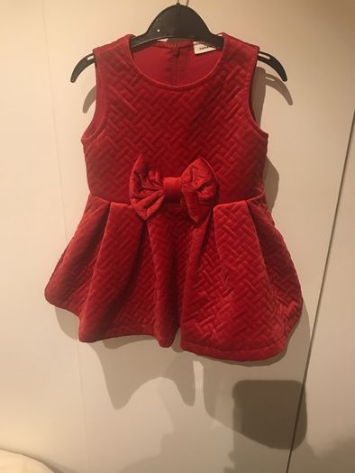 Red dress 9-12 months
