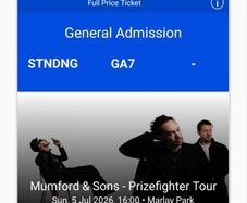 Mumford & sons tickets