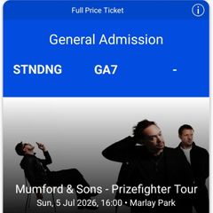 Mumford & sons tickets