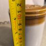 vintage 1930 Kitchen container, Canister with lid, ceramic jar Image 2