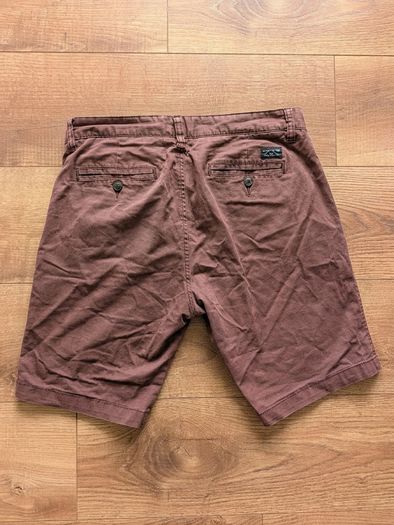 Selected Homme Tailored Chino Shorts - Burgundy / Rust Red (Size W30-W31)