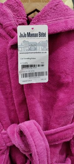 JoJo maman bebe toweling bathrobe