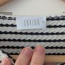 Black & White Stripe Top Savida Size Small Image 4