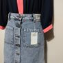 Vintage blue Denim Skirt, New With Tags Image 4