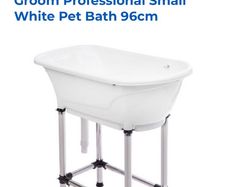 Dog grooming bath