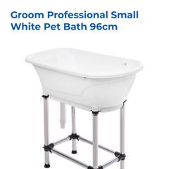 Dog grooming bath