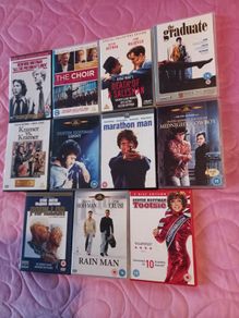 Dustin Hoffman Dvd Collection Bundle Tootsie Papillon Lenny Rain Man Etc