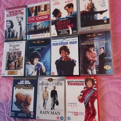 Dustin Hoffman Dvd Collection Bundle Tootsie Papillon Lenny Rain Man Etc
