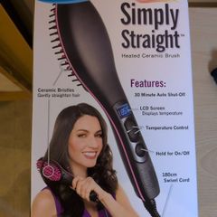 JML Simply Straight Heated Ceramic Brush