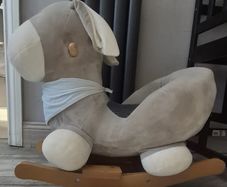 Childrens Plush Rocking Donkey
