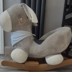 Childrens Plush Rocking Donkey