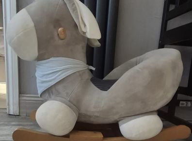 Childrens Plush Rocking Donkey