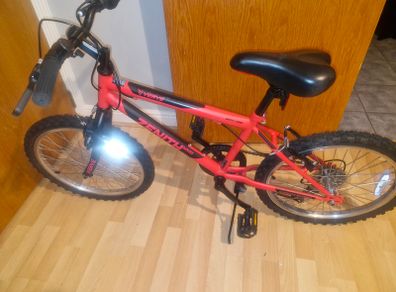 Red 20 inch bike