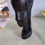 Vintage African Maasai Carved Ebony Wood Head Sculpture Africa Masai Image 6