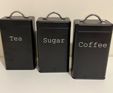 Set of 3 Canisters ( new)