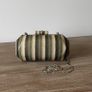 Khaki and stone coloured occasional bag Image 2