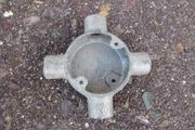 20mm 4 Way Galvanised Steel Box for Sale