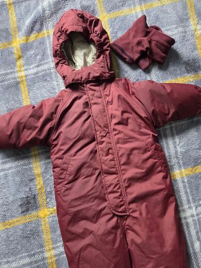 1year, Konges Slojd Burgundy Thermolite Snowsuit