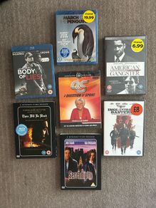 7 New DVDs Sealed