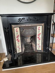 Fireplace and Cast insert