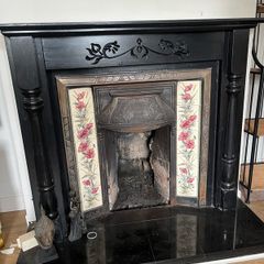 Fireplace and Cast insert