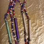 Per Una Tiny Bead Long Necklace with Silver Metal and Thread Details Image 7