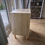 Small wooden colour side table/storage Image 4
