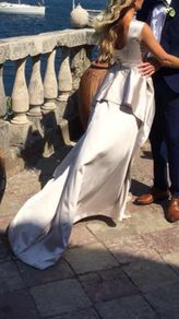 Stunning unique wedding dress size 10.