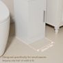 Small Bathroom Storage Cabinet, Narrow Floor Corner Cabinet with 2 Doors & Adjustable Shelf, Small Bathroom Organizer, Space-Saving Storage Solution for Bathroom, Toilet, Laundry Room Image 7