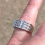 Stunning JWBR Sterling Silver Designer ring Image 3