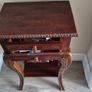 Vintage Carved Oak decorative table Image 5