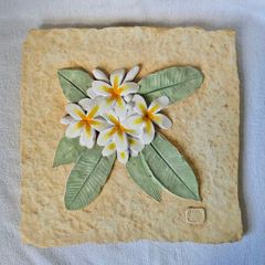 Floral Design 3D Art Tile
