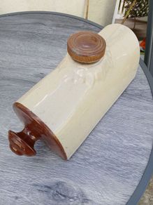 Vintage Stoneware Bedwarmer