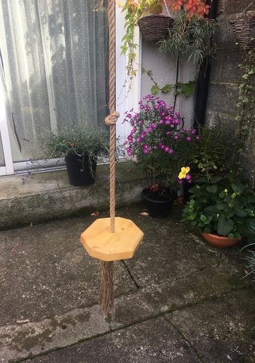 Kids swing, wooden indoor swing, handmade tree swing, children gift idea