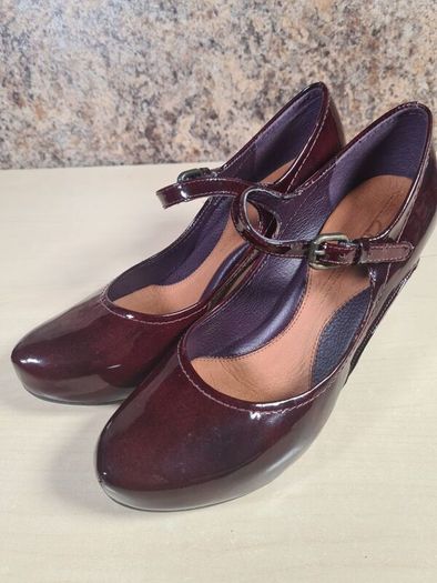 Womens CLARKS shoes heels bundle black blue burgundy Size UK 5 EU 38 court formal pumps slip on